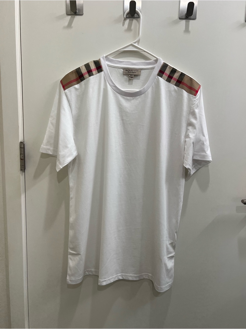 Burberry Shoulder Patch Men Tshirt L